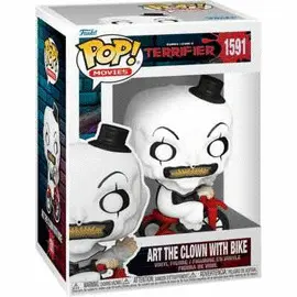 TERRIFIER ART THE CLOWN WITH BIKE FUNKO POP! VINYL FIGURE #1591