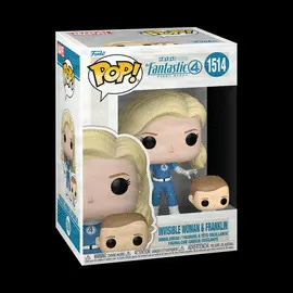 THE FANTASTIC FOUR: FIRST STEPS INVISIBLE WOMAN & FRANKLIN FUNKO POP! VINYL FIGURE AND BUDDY #1514