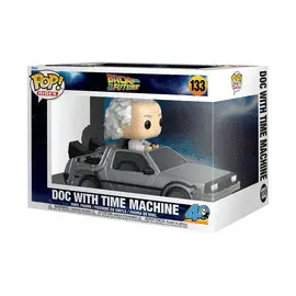 BACK TO THE FUTURE 40TH ANNIVERSARY DOC WITH TIME MACHINE DELUXE FUNKO POP! RIDE