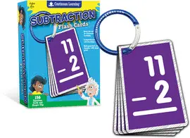 FLSH CARD-SUBTRACTION FLASH CARDS CONTINUUM LEARNING