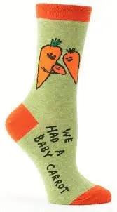 BABY CARROT CREW SOCKS