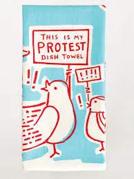THIS IS MY PROTEST DISH TOWEL