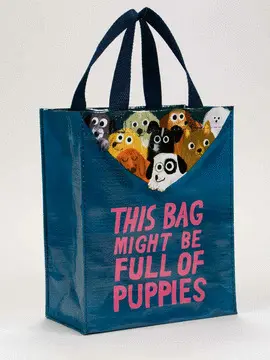 Bag Full Of Puppies Handy Tote