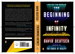 THE BEGINNING OF INFINITY: EXPLANATIONS THAT TRANSFORM THE WORLD