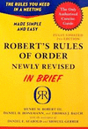 ROBERT'S RULES OF ORDER NEWLY REVISED IN BRIEF, 2ND EDITION (ROBERTS RULES OF ORDER IN BRIEF)