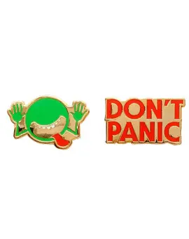 THE HITCHHIKER'S GUIDE TO THE GALAXY ENAMEL PIN SET