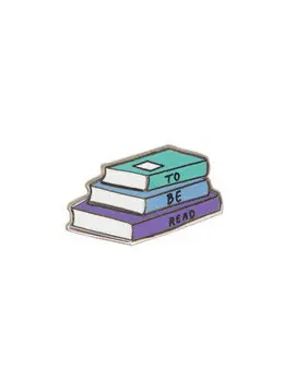 TO BE READ ENAMEL PIN