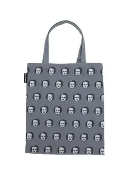 EDGAR ALLAN POE (GRAY) TOTE BAG