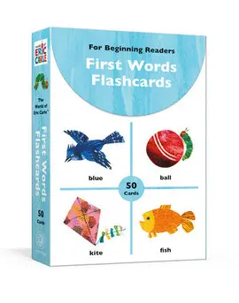 THE WORLD OF ERIC CARLE FIRST WORDS FLASHCARDS