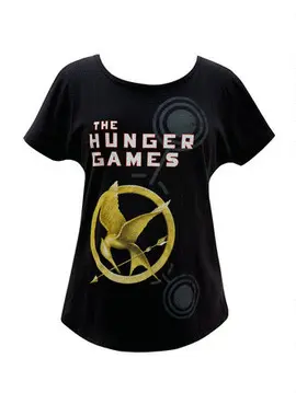 THE HUNGER GAMES WOMEN'S RELAXED FIT T-SHIRT LARGE