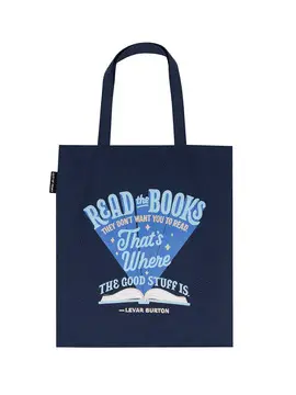 READ THE BOOKS THEY DON'T WANT YOU TO READ TOTE BAG