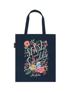 SENSE AND SENSIBILITY (PUFFIN IN BLOOM) TOTE BAG