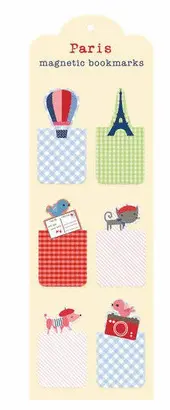 PARIS MAGNETIC BOOKMARKS