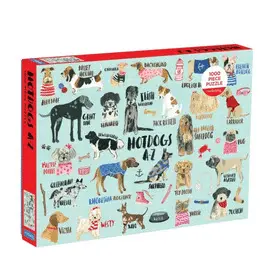 HOT DOGS A-Z 1000 PIECE PUZZLE
