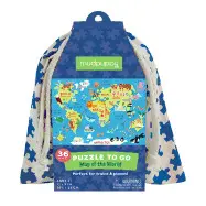 MAP OF THE WORLD PUZZLE TO GO