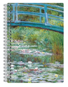 MONET FOOTBRIDGE WIRE-O JOURNAL 6 X 8.5