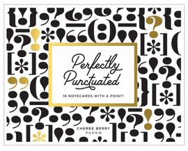 PERFECTLY PUNCTUATED GREETING ASSORTMENT BOXED NOTECARDS