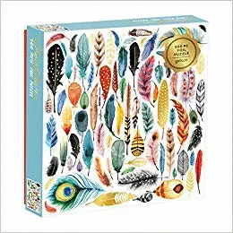 FEATHERS 500 PIECE FOIL PUZZLE