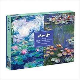 GALISON MONET 500 PIECE DOUBLE SIDED PUZZLE