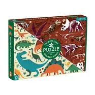 DINOSAUR DIG 100 PIECE DOUBLE-SIDED PUZZLE