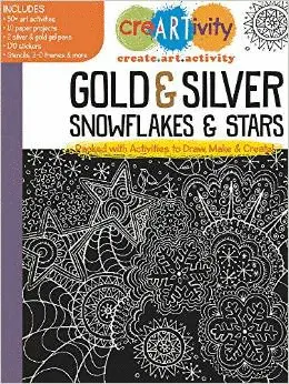 CREARTIVITY: GOLD & SILVER SNOWFLAKES & STARS