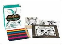 HARRY POTTER MAGICAL CREATURES COLORING KIT