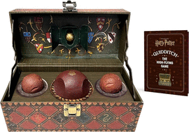 HARRY POTTER COLLECTIBLE QUIDDITCH SET (INCLUDES REMOVEABLE GOLDEN SNITCH!)