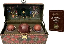 HARRY POTTER COLLECTIBLE QUIDDITCH SET (INCLUDES REMOVEABLE GOLDEN SNITCH!)