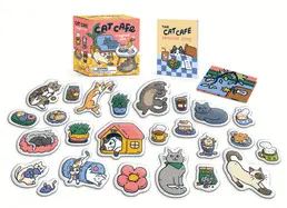 CAT CAFE MAGNET SET (RP MINIS)