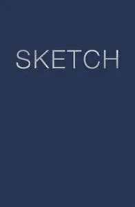 SKETCHBOOK INDIGO MEDIUM WITH SILVER FOIL - CUADERNO DE DIBUJO