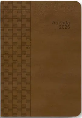 AGENDA 2026  HOMBRES  - PU- MODELO 2 CAFÉ
