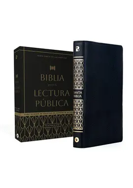 Nbla, Biblia para la Lectura Pública, Versificada, Letra Gigante, Piel de Cabra, Negro