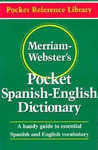 MERRIAM-WEBSTER'S POCKET SPANISH-ENGLISH DICTIONARY
