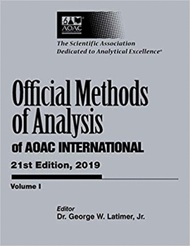OFFICIAL METHODS OF ANALYSIS OF AOAC INTERNATIONAL
