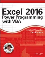 EXCEL 2016 POWER PROGRAMMING WITH VBA