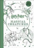 HARRY POTTER MAGICAL CREATURES POSTCARD COLORING BOOK
