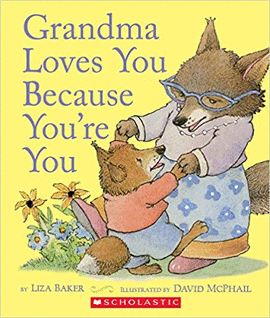 GRANDMA LOVES YOU BECAUSE YOU'RE  YOU