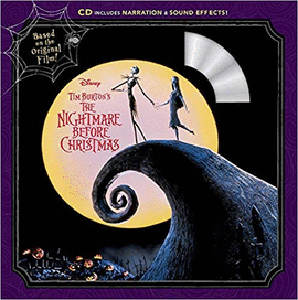 TIM BURTON'S THE NIGHTMARE BEFORE CHRISTMAS BOOK & CD