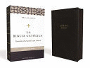 BIBLIA CATLICA, TAMAO PERSONAL, LEATHERSOFT, NEGRA, CON CIERRE