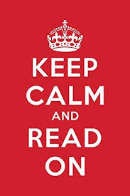 KEEP CALM & READ ON POSTER (INTL)