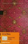 2014 DAYPLANNERS FRENCH ORNATE FUCHSIA DAY-AT-A-TIME FORMAT