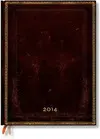 2014 DAYPLANNER BLACK MOROCCAN DAY-AT-A-TIME FORMAT