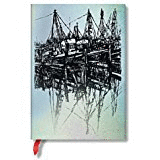 BOATS AND REFLECTIONS MIDI LINED NOTEBOOK (ALISTAIR BELL COLLECTION)