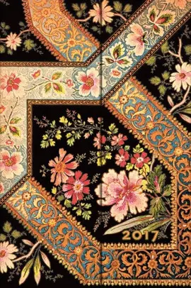 FILIGREE FLORAL EBONY MINI - PAPERBLANKS 2017 DAILY PLANNER