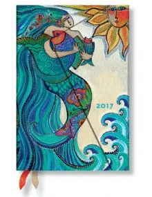 PAPERBLANKS OCEAN SONG MINI 2017 12 MONTH DAY AT TIME  PLANNER HARDCOVER