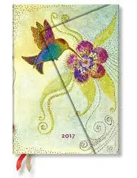 HUMMINGBIRD MIDI - PAPERBLANKS 2017 DAILY PLANNER
