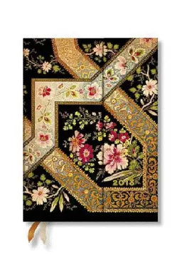 AGENDA FELIGREE FLORAL EBONY 2018 DE4172-6