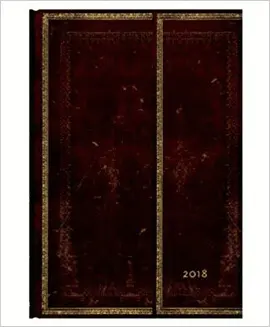 AGENDA BLACK MOROCCAN  2018 DE4287-7