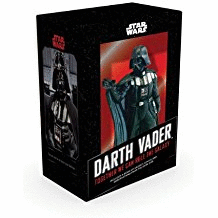 DARTH VADER FIGURINE AND ILLUSTRATED BOOK OF QUOTES