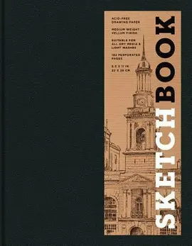 SKETCHBOOK BASIC LARGE BOUND BLACK